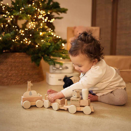 Houten speelgoedtrein - Jollein