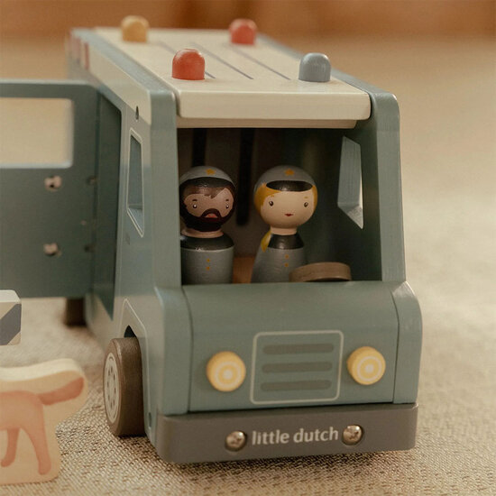 Houten politiewagen &ndash; Essentials - Little Dutch
