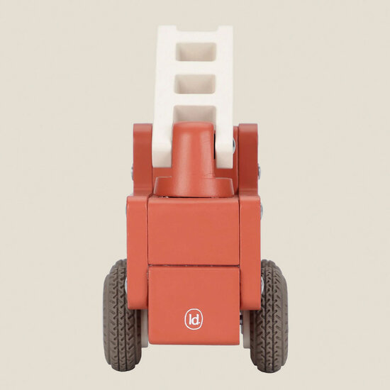 Houten brandweerwagen &ndash; Rood &ndash; Essentials - Little Dutch