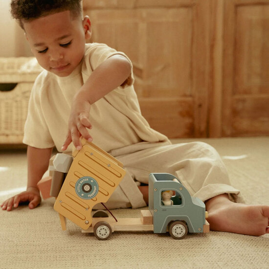 Houten kiepwagen - Meerkleurig &ndash; Essentials - Little Dutch