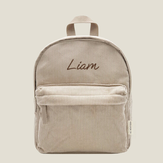 Kinderrugzak Corduroy Beige - KC Boutique