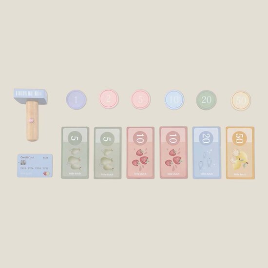 Houten kassa - Groen &ndash; Essentials - Little Dutch