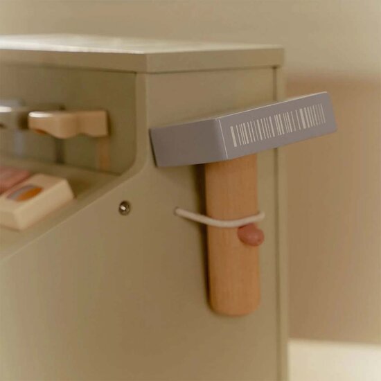 Houten kassa - Groen &ndash; Essentials - Little Dutch