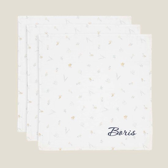 Hydrofiele doeken - 3 stuks - Lovely Birds - Jollein