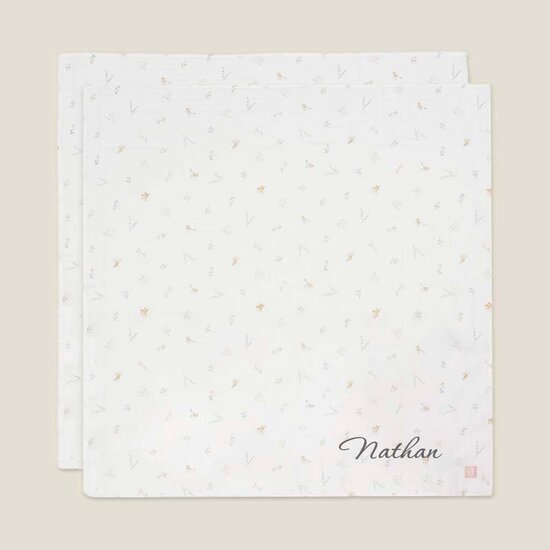 Hydrofiele doeken - 2 stuks - Lovely Birds - Jollein