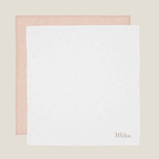 Hydrofiele doeken - 2 stuks - Twinkling Wild Rose - Jollein