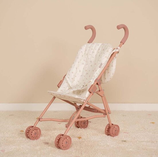 Metalen poppenbuggy - Little Dutch