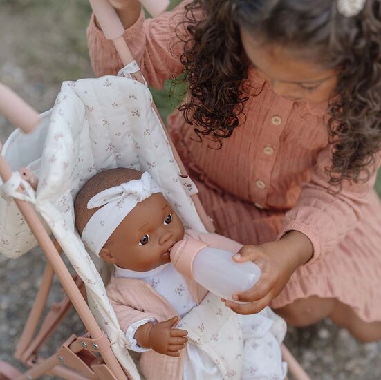 Metalen poppenbuggy - Little Dutch