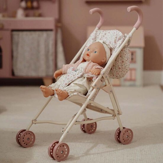 Metalen poppenbuggy - Little Dutch