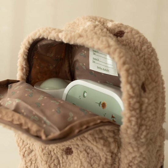 Teddy Rugzakje Taupe - Little Dutch