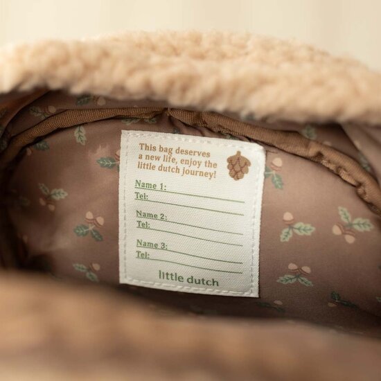 Teddy Rugzakje Taupe - Little Dutch