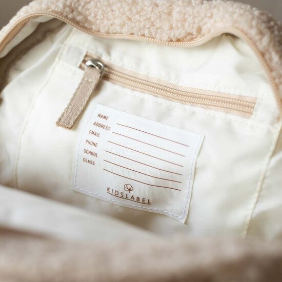 Kidslabel Teddy rugzak &ndash;  Beige