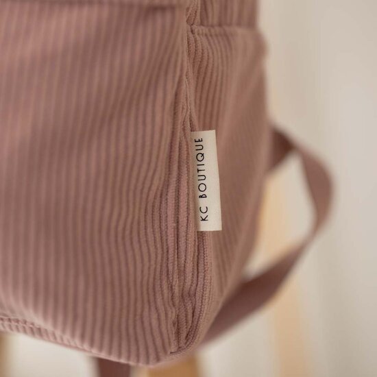 Kinderrugzak Corduroy Soft Pink - KC Boutique