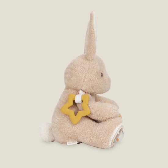 Activiteitenknuffel Konijn - Zand - Baby Bunny - Little Dutch