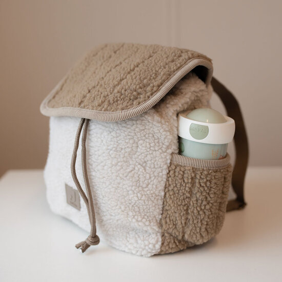 Jollein rugtasje - Colourblock Naturel