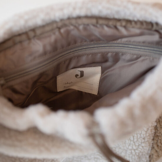 Jollein rugtasje - Colourblock Naturel