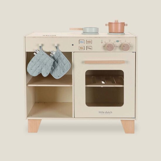 Houten speelkeuken - Beige - Little Dutch