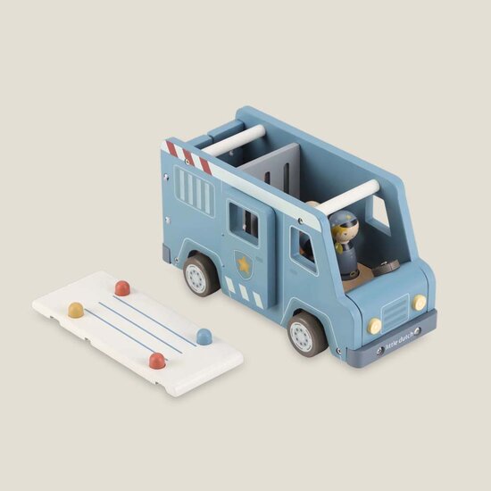 Houten politiewagen - Essentials - Little Dutch