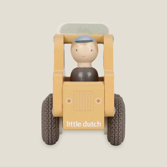 Houten taxi - Geel - Essentials - Little Dutch