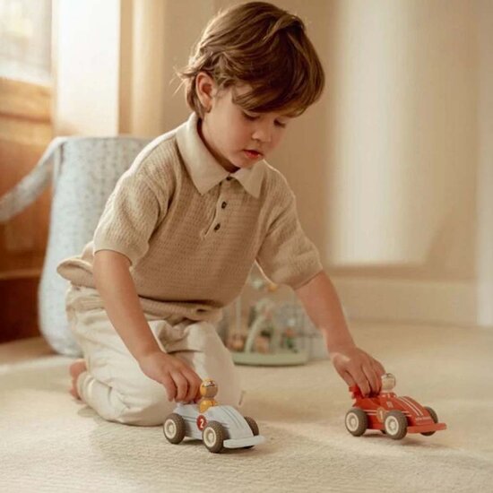 Pullback racewagens - Meerkleurig - Essentials - Little Dutch