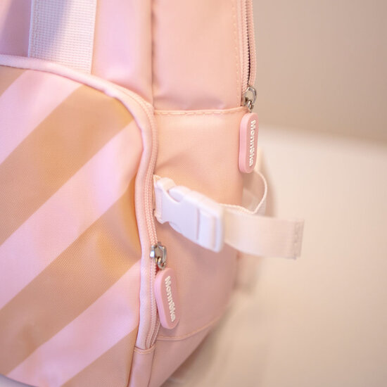 Kinderrugzak Stripes Pink - Monn&euml;ka