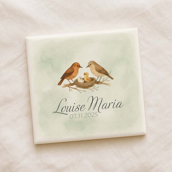 Geboortetegel - Vogelnestje