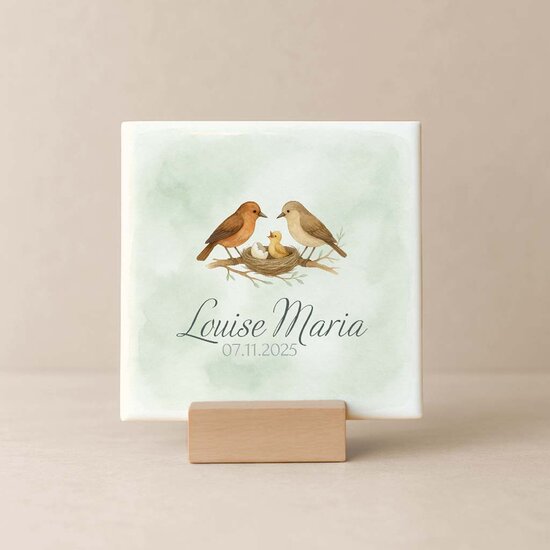 Geboortetegel - Vogelnestje