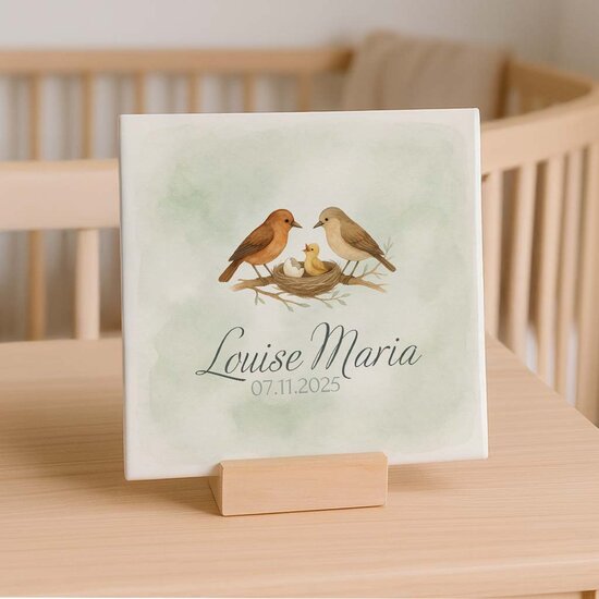 Geboortetegel - Vogelnestje