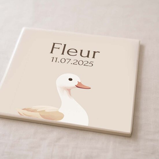 Geboortetegel&nbsp;- Eend
