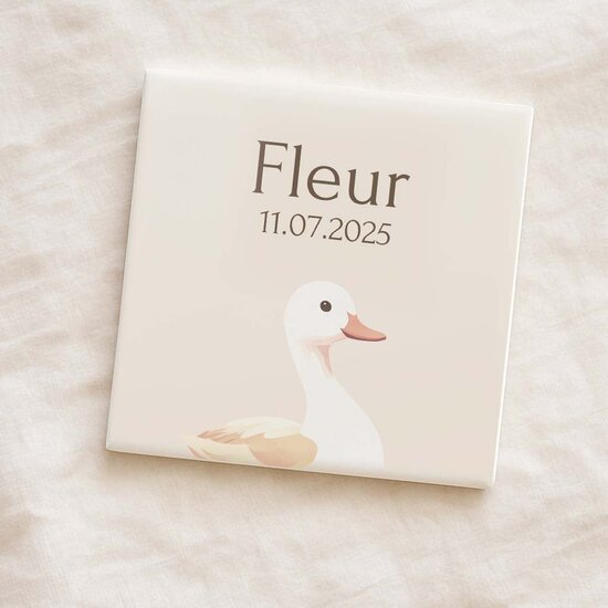 Geboortetegel&nbsp;- Eend