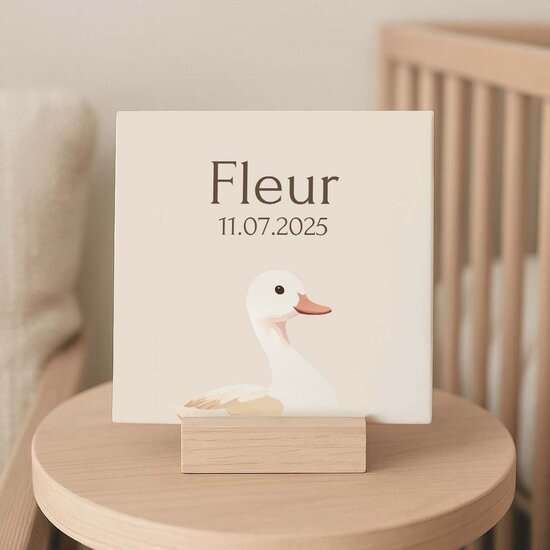 Geboortetegel&nbsp;- Eend