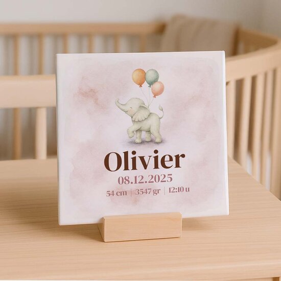 Geboortetegel - Olifant