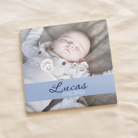Geboortetegel&nbsp;met eigen foto