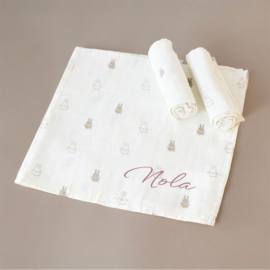 Hydrofiele doeken - 3 stuks - Jollein x Nijntje