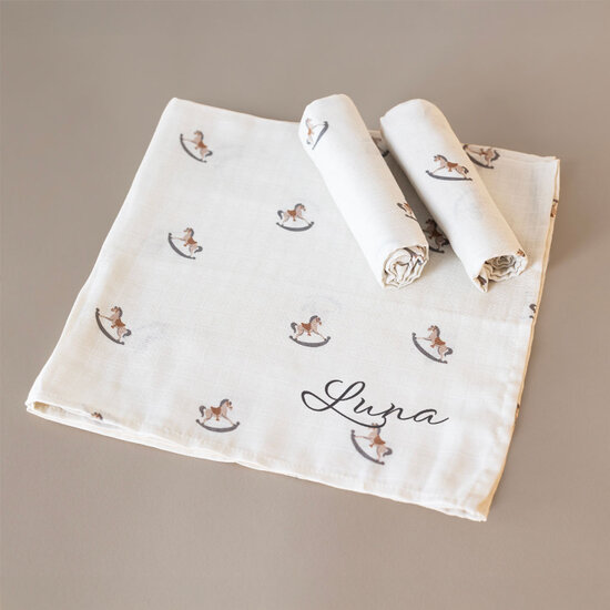 Hydrofiele doeken - 3 stuks - Nostalgic Ride - Jollein