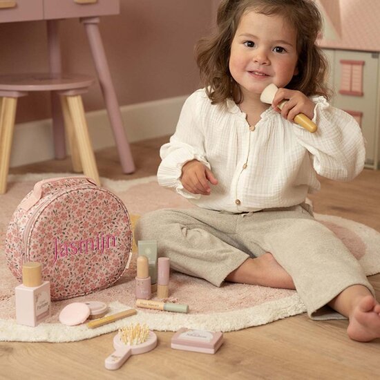 Make-up tas met naam - Little Dutch