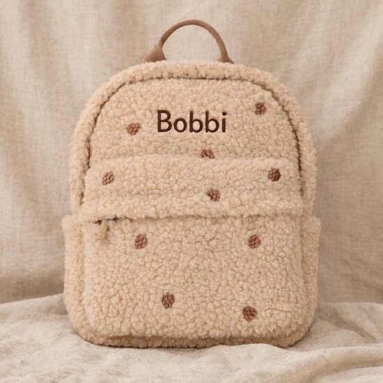 Teddy Rugzakje Taupe - Little Dutch