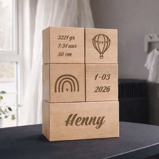 Geboorteblokken - Regenboog