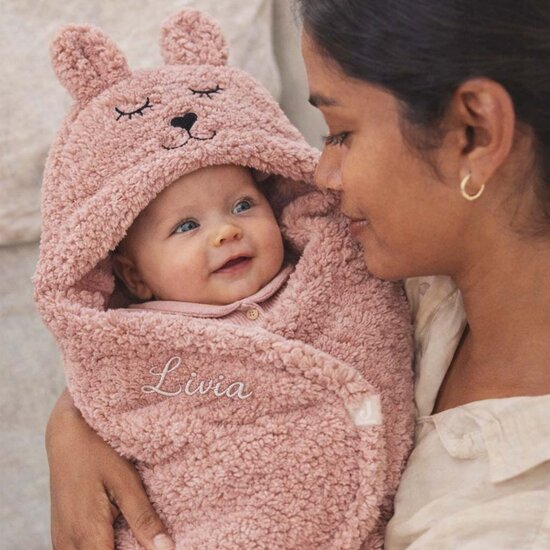 Wikkeldeken - Bunny Wild Rose - Jollein