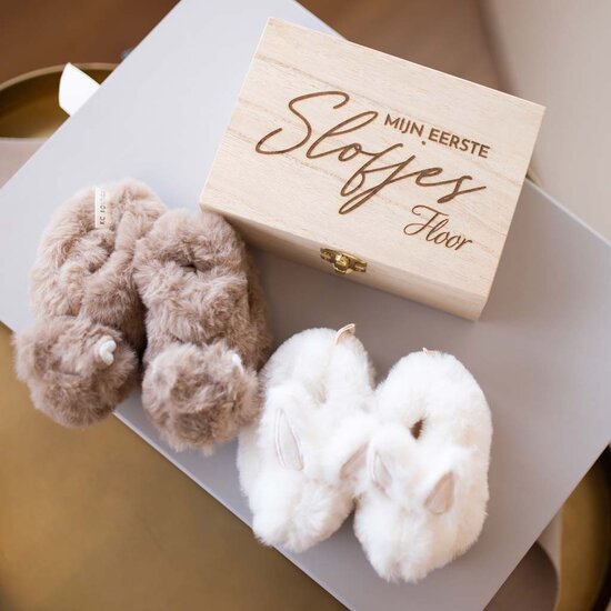 Kraamcadeau met babyslofjes