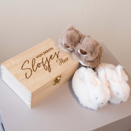 Kraamcadeau met babyslofjes