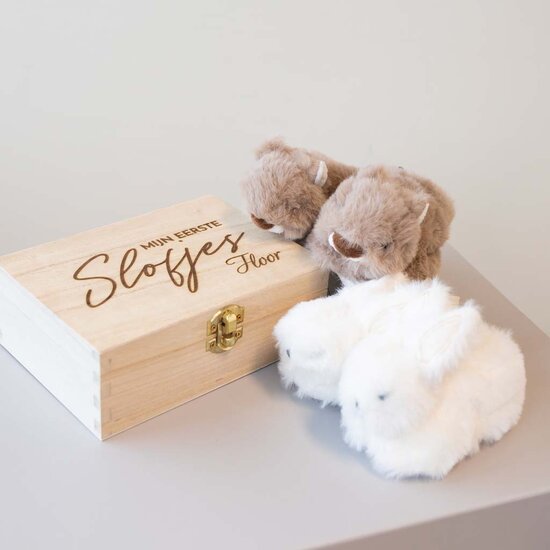 Kraamcadeau met babyslofjes