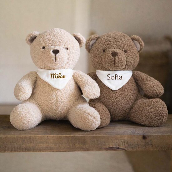 Kidslabel Teddybeer - Large