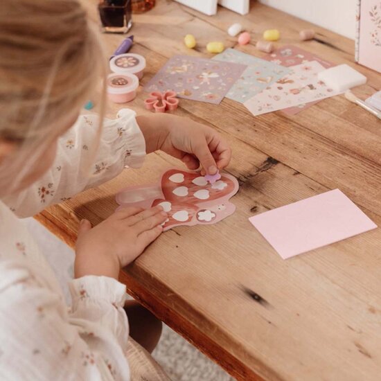 Knutseldoos XL - Meerkleurig - Fairy Garden - Little Dutc