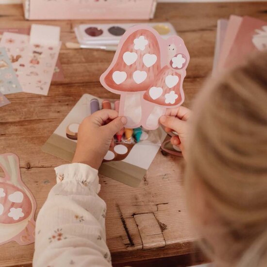 Knutseldoos XL - Meerkleurig - Fairy Garden - Little Dutc