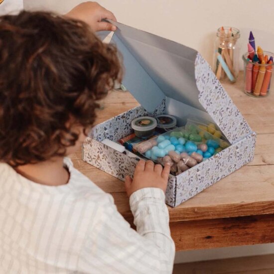 Knutseldoos XL - Meerkleurig - Forest Friends - Little Dutch