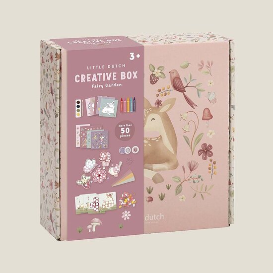 Knutseldoos XL - Meerkleurig - Fairy Garden - Little Dutc