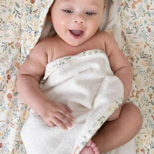 Badcape - Meerkleurig - Forest Friends - Forest Wonders - Little Dutch