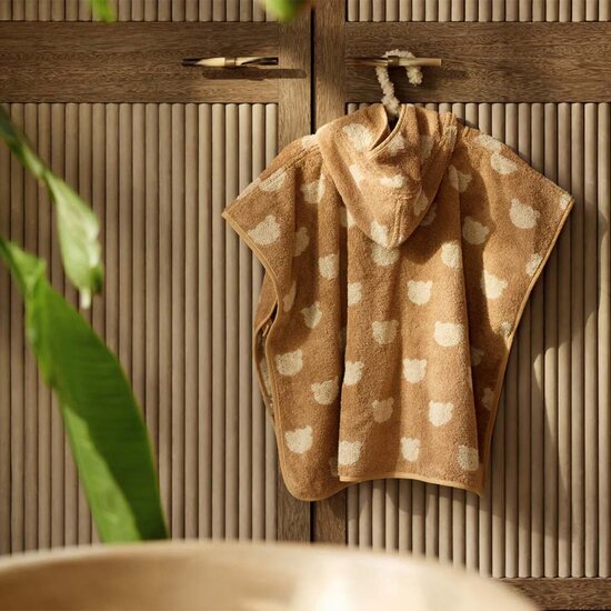 Badponcho badstof - Jacquard - Jollein
