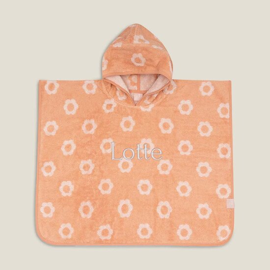 Badponcho badstof - Jacquard - Jollein